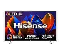 Hisense 43 Inch 4K QLED Smart TV 43E77NQTUK - Quantum Dot Colour, 4K AI Processor, Dolby Vision Atmos, Smooth Motion, Sports Mode, Vidaa OS with Freely, Youtube, Netflix and Disney+ (2024 Model)