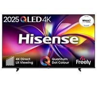 Hisense 43" 43E78QTUK QLED Smart AI TV - 4K Direct Lit Viewing, Quantum Dot Colour, Hi-View AI Engine, Dolby Vision, Dolby Atmos with Freely, Disney +, YouTube, Netflix