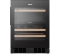 Hisense RW3N122GSLF wine cooler Compressor wine cooler Built-in Black 46 bottle(s)