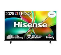 Hisense 50" 50E78QTUK PRO 144Hz QLED Smart AI TV - Hi-View AI Engine, 144Hz Game Mode PRO, Dolby Atmos, Quantum Dot Colour with Freely, Disney +, YouTube, Netflix