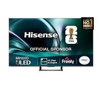 Hisense 50 Inch 50U7QTUK MiniLED QLED Smart TV 4K 2025 - Hi-View AI Engine, Game Mode PRO, 2.1 Channel, Dolby Atmos, Quantum Dot Colour, Anti-Reflection with Freely, Disney+, YouTube, Netflix