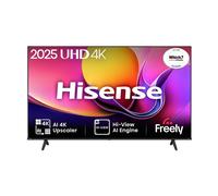 Hisense 50 inch TV - 50E6QTUK TV 2025 - Smart 4K UHD HDR LCD Freely TV in Black Hisense Black
