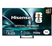 Hisense 50" 50U7QTUK MiniLED QLED 144Hz Smart AI TV - Hi-View AI Engine, 144Hz Game Mode PRO, 2.1 Channel, Dolby Atmos, Quantum Dot Colour, Anti-Reflection with Freely, Disney +, YouTube, Netflix