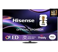 Hisense 55" 55A85QTUK OLED Smart AI TV - 120Hz Game Mode PRO, Dolby Atmos, Dolby Vision, IMAX Enhanced, Sport Mode, Filmmaker Mode, Infinite Blacks with Freely, Disney +, YouTube, Netflix