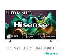Hisense 55 Inch 4K Mini-LED TV 55U6NQTUK - Quantum Dot Colour