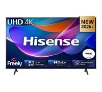 Hisense 58" 58A6STUK 4K Ultra HD AI Smart TV with Freely, Netflix, Disney+ and YouTube - AI 4K Upscaler, AI Smooth Motion, Game Mode Plus, Dolby Vision, Voice Control, DTS Virtual: X, Filmmaker Mode