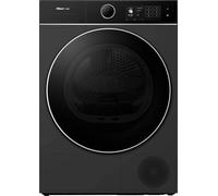 Hisense 5i Series DH5I104BBAB Wifi Connected 10Kg Heat Pump Tumble Dryer - Black - A+++ Rated, Black