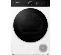 Hisense 5i Series DH5I104BWAB Wifi Connected 10Kg Heat Pump Tumble Dryer - White - A+++ Rated, White