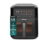 Hisense 6.3L Air Fryer - 1800W Energy-Saving Colour Touch Display Cooker with 10 Cooking Functions - Fries, Chicken, Steak, Veggies, Grill, Fish, Defrost, Egg tart, Cake,Pizza