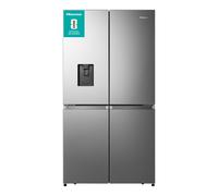 Hisense 606 Litre 4 Door American Fridge Freezer Non Plumbed Water D RQ758N4SWSE