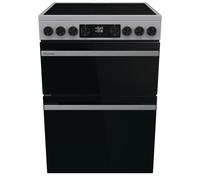 Hisense Hi6 Max HDCEC6C20X 60cm Electric Cooker with Ceramic Hob - Stainless Steel - A Rated, Stainless Steel