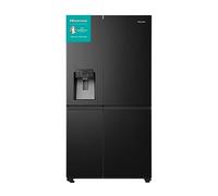 Hisense RS818N4TFE side-by-side refrigerator Freestanding 632 L E Black