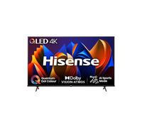 Hisense 65 Inch 4K QLED Smart TV 65E77NQTUK - Quantum Dot Colour,4K AI Processor,Netflix and Disney+ & Now TVVision Atmos,Smooth Motion, Sports Mode,