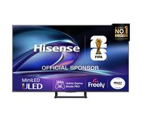 Hisense 65" TV - 65E8QTUK - ULED MiniLED Smart TV 4K 144 Hz - Direct Lit LED Smart TV with Freely with Quantum Dot Colour in Black Hisense Black