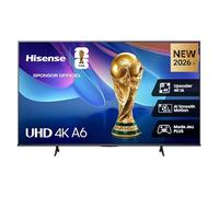 Hisense 65A6S - TV 4K UHD 65 Inch (164 cm), Smart TV HomeOS U9.5, Dolby Vision HDR, Game Mode Plus (VRR 60Hz), DTS Virtual: X, Alexa Integrated, Black