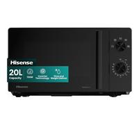 Hisense 700 Watts 20 Litre Inverter Microwave Oven H20MOBP1HIUK Black, Automatic Defrost, 5 power levels, Easy Clean, H