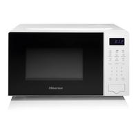 Hisense 700 Watts 20 Litre White Digital Solo Microwave Oven H20MOWS4UK Automatic Defrost, 9 Auto Cook Menus, Clock & Timer, Easy Clean