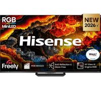 Hisense 75" 4K Ultra HD Mini RGB Smart Freely TV [2026] - 75ER8STUK, Black