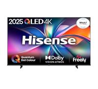 Hisense 75" 75E7QTUK QLED Smart AI TV - 4K Direct Lit Viewing, Quantum Dot Colour, Hi-View AI Engine, Dolby Vision, Dolby Atmos with Freely, Disney +, YouTube, Netflix