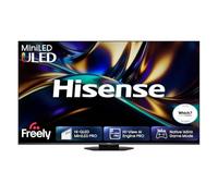 Hisense 75" 75U8QTUK MiniLED QLED 165Hz Smart AI TV - Hi-View AI Engine PRO, 165Hz Game Mode Ultra, 4.1.2 Channel, Dolby Atmos, Quantum Dot Colour, Anti-Reflection PRO with Freely, YouTube, Netflix