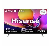 Hisense 75 Inch 75E6QTUK Smart 4K UHD HDR LED Freely TV