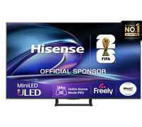 Hisense 75E8QTUK 75" ULED Mini LED Smart TV, 4K Ultra HD, Grey, E Rated E