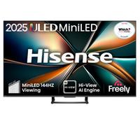 Hisense 75" 75U7QTUK MiniLED QLED 144Hz Smart AI TV - Hi-View AI Engine, 144Hz Game Mode PRO, 2.1 Channel, Dolby Atmos, Quantum Dot Colour, Anti-Reflection with Freely, Disney +, YouTube, Netflix