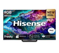 Hisense 75UR8STUK 75 inch RGB MiniLED 180Hz 4K Ultra HD AI Smart TV with Freely