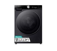 Hisense 7S Series Wf7S1247Bb 12Kg Load, 1400 Spin, Ai Washing Machine With Touch Control Black