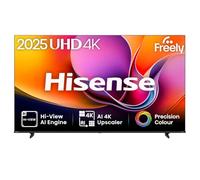 Hisense 85" 85A6QTUK 4K Ultra HD Smart TV - Hi-View AI Engine, Precision Colour, Smooth Motion, Sports Mode with Freely, Disney +, YouTube, Netflix