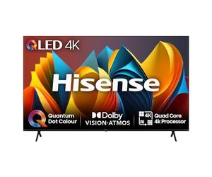 Hisense 85 Inch 4K QLED Smart TV 85E7NQTUK - Quantum Dot Colour, 4K AI Processor, Dolby Vision Atmos, Smooth Motion, Sports Mode, Vidaa OS with Freely, Youtube, Netflix and Disney+ (2024 Model)