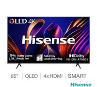 Hisense 85E77NQTUK PRO 85 Inch 4K QLED Freely Smart TV [EEK: E]