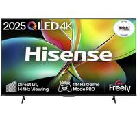 Hisense 85" 85E78QTUK PRO 144Hz QLED Smart AI TV - Hi-View AI Engine, 144Hz Game Mode PRO, Dolby Atmos, Quantum Dot Colour with Freely, Disney +, YouTube, Netflix