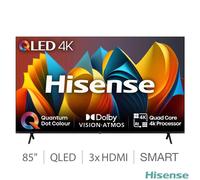 Hisense 85E7NQTUK 85 Inch QLED Freely Smart TV 4K UHD with HDR10+ Dolby Vision