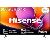 Hisense A6Q 50" 4K Ultra HD Smart Freely TV [2025] - 50A6QTUK, Black