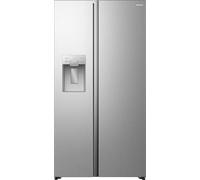 Hisense American Fridge Freezer - Silver