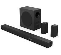 Hisense AX Series Soundbar AX5100Q, 5.1 Channel, 580W, 6.5”Wireless subwoofer included, Dolby Atmos and DTS:X, Sound bar for tv, Black