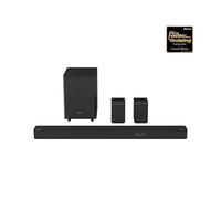 Hisense AX5125H 5.1.2Ch Sound Bar with Wireless Subwoofer, 500W, Dolby Atmos, Bluetooth 5.3, EzPlay, 4K HDMI Pass Through, Roku TV Ready, DTS:X, AUX/ARC/Optical/USB (2023 Model)