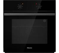 Hisense BI62020ABGUK - Built-in 60L Electric Single Oven - Black - 530x595x595 mm (DxWxH) - A Rated, Extra Large