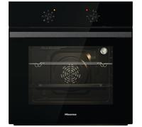 Hisense BI62020ABGUK - Built-in 60L Electric Single Oven - Black - 530x595x595 mm (DxWxH) - A Rated, Extra Large