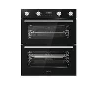 Hisense Bid75211Bguk 60Cm Wide Built-Under Double Oven - Black One Colour