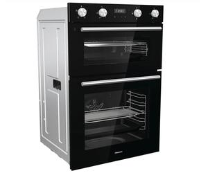 Hisense BID95211BGUK - Black Electric Double Oven - 72L & 38L Capacity - A Energy Rating
