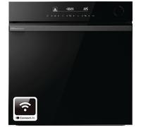 Hisense Electric Single Oven, A+ Energy Rating, 59.5 x 59.5 x 56.4 cm, 13 Programmes, Steam and Air Fry Function, Black