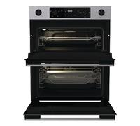 Hisense Built-in Electric Double Oven, 72.3 x 59.5 x 57.5 cm, Stainless Steel, LED Display, Touch and Rotary Controls, A/A Energy Rating