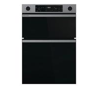 Hisense Built-in Electric Double Oven, 88.5 x 59.5 x 57.5 cm, LED Display, Air Fry Mode, A/A Energy Rating, Stainless Steel