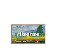 Hisense Canvas 55S7NQTUK 55 inch QLED 4K Ultra HD HDR Smart TV, Teak