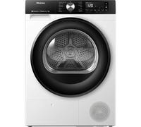 Hisense 3S Series DH3S902BW3 Wifi Connected 9Kg Heat Pump Tumble Dryer - White - A+++ Rated