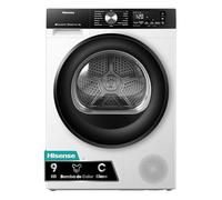 Hisense DH3S902BWCC 9kg Condenser Tumble Dryer with Heat Pump - White
