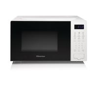 Hisense 700 Watts 20 Litre White Digital Solo Microwave Oven H20MOWS4UK Automatic Defrost, 9 Auto Cook Menus, Clock & Timer, Easy Clean
