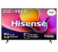 Hisense 55" 55E6QTUK 4K Ultra HD Smart TV AI TV - 4K UHD, Hi-View AI Engine, Precision Colour, AI Smooth Motion, Sports Mode with Freely, Disney +, YouTube, Netflix